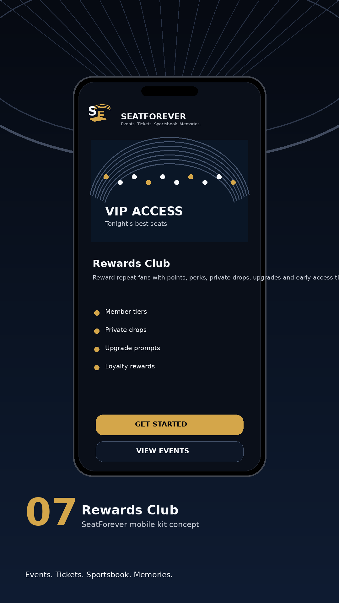 SeatForever mobile screen 7