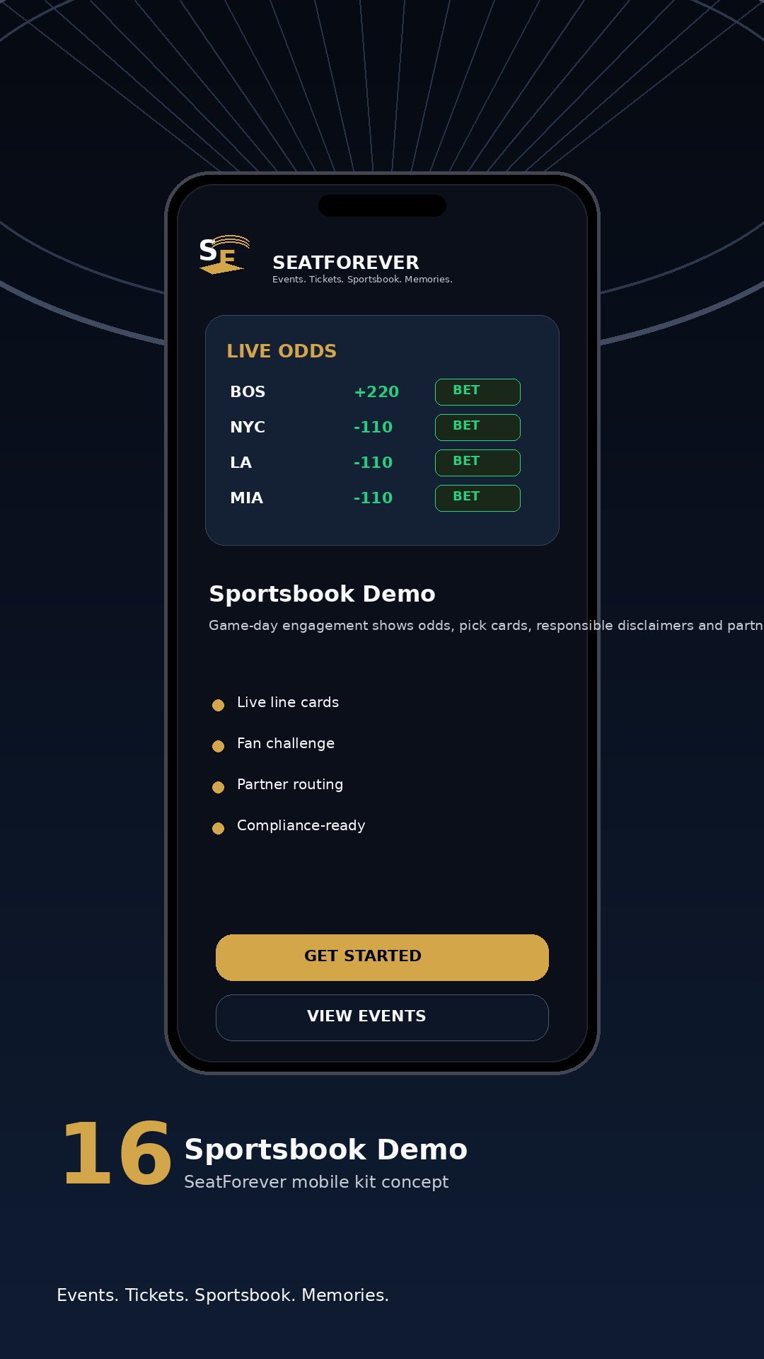 SeatForever mobile screen 16